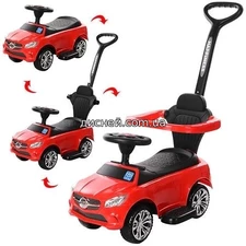 Детская каталка-толокар M 3503 C(MP3)-3 Mercedes, красная